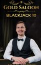 Gold Saloon Blackjack 10